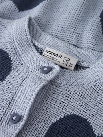 NAME IT Gebreid vest in Blauw