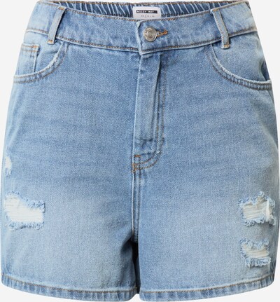 Noisy may Jeans in de kleur Blauw denim, Productweergave