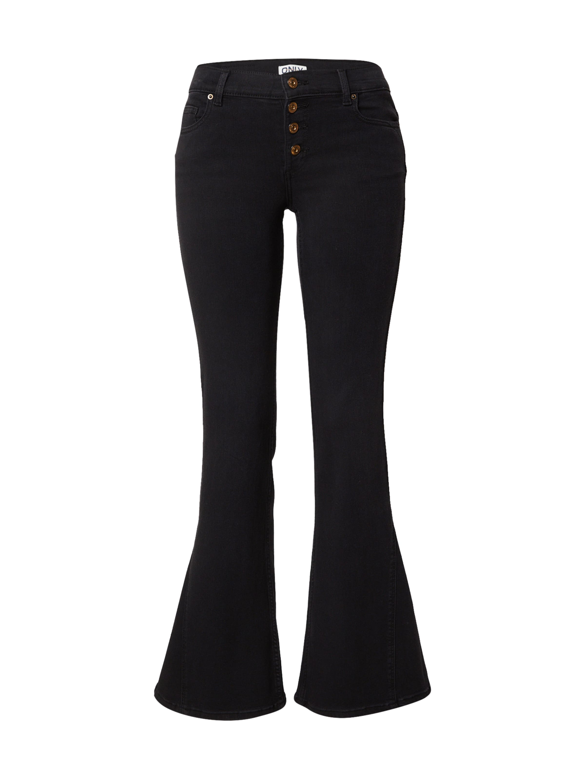 évasé Jean 'ONLRAIN' ONLY en noir : devant