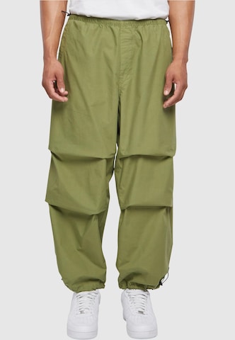 Urban Classics Tapered Broek in Groen: voorkant