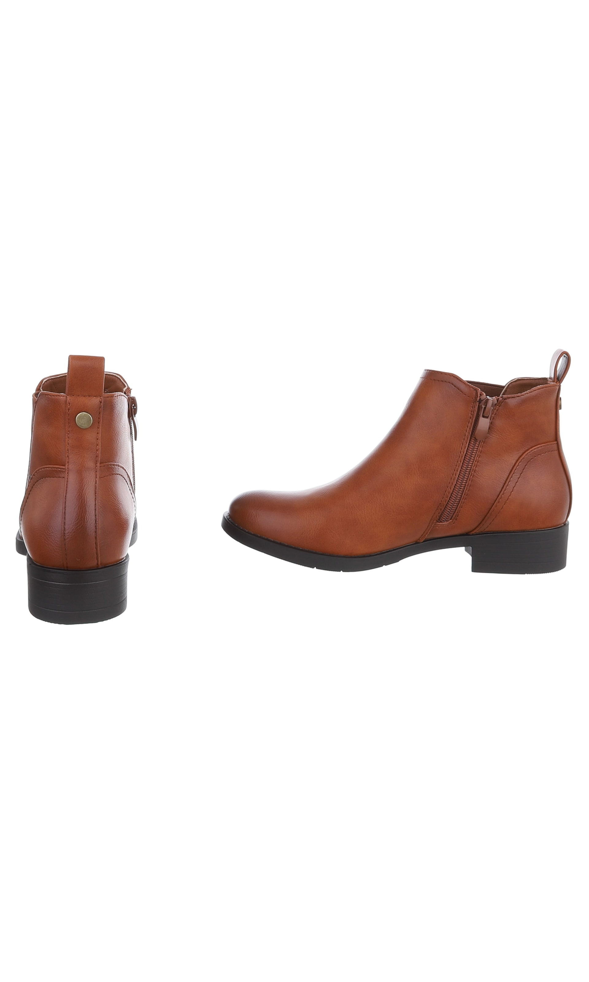 Ital-Design Ankle Boots in Beige