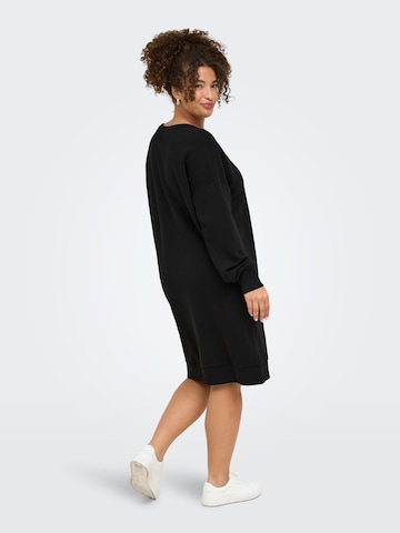 ONLY Carmakoma Jurk 'CARSANTA XMAS' in Zwart