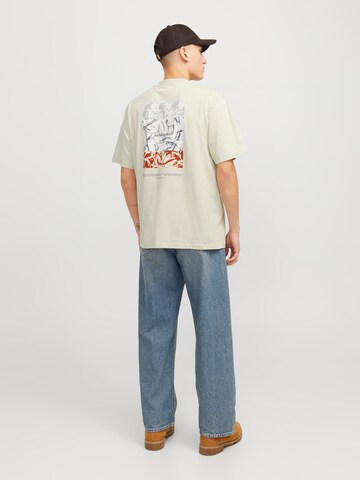 JACK & JONES - Camiseta 'JJJorsplit' en verde: frente