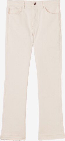 CALZEDONIA Boot cut Jeans in Beige: front