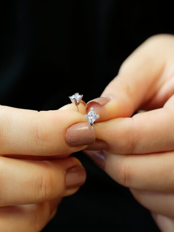 EinStein Diamant Ohrringe‌ in Silber