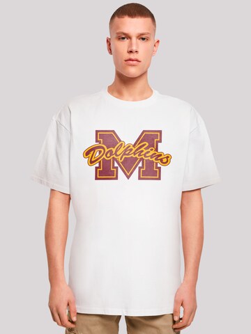 F4NT4STIC Shirt 'Sex Education M Dolphins Netflix TV Series' in White: front