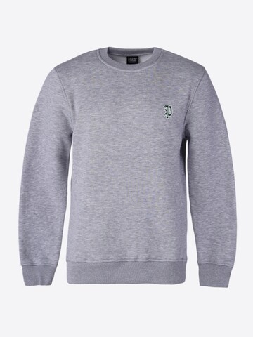 Picaldi Sweatshirt 'P-Label' in Grau: Vorderseite