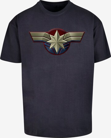 T-Shirt 'Captain Marvel' F4NT4STIC en bleu : devant