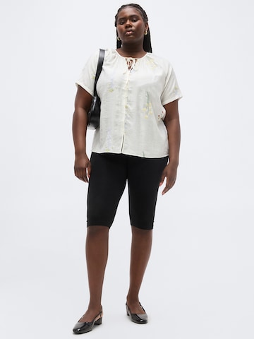 ONLY Carmakoma - Skinny Leggings 'CARTIME' en negro