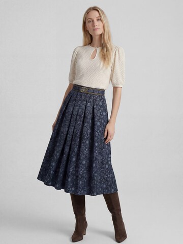 SPIETH & WENSKY Rok 'Kristiana' in Blauw: voorkant