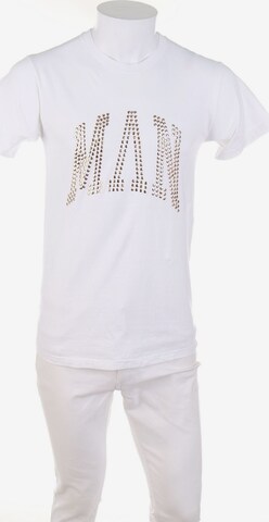 boohooMAN Shirt in S in White: front