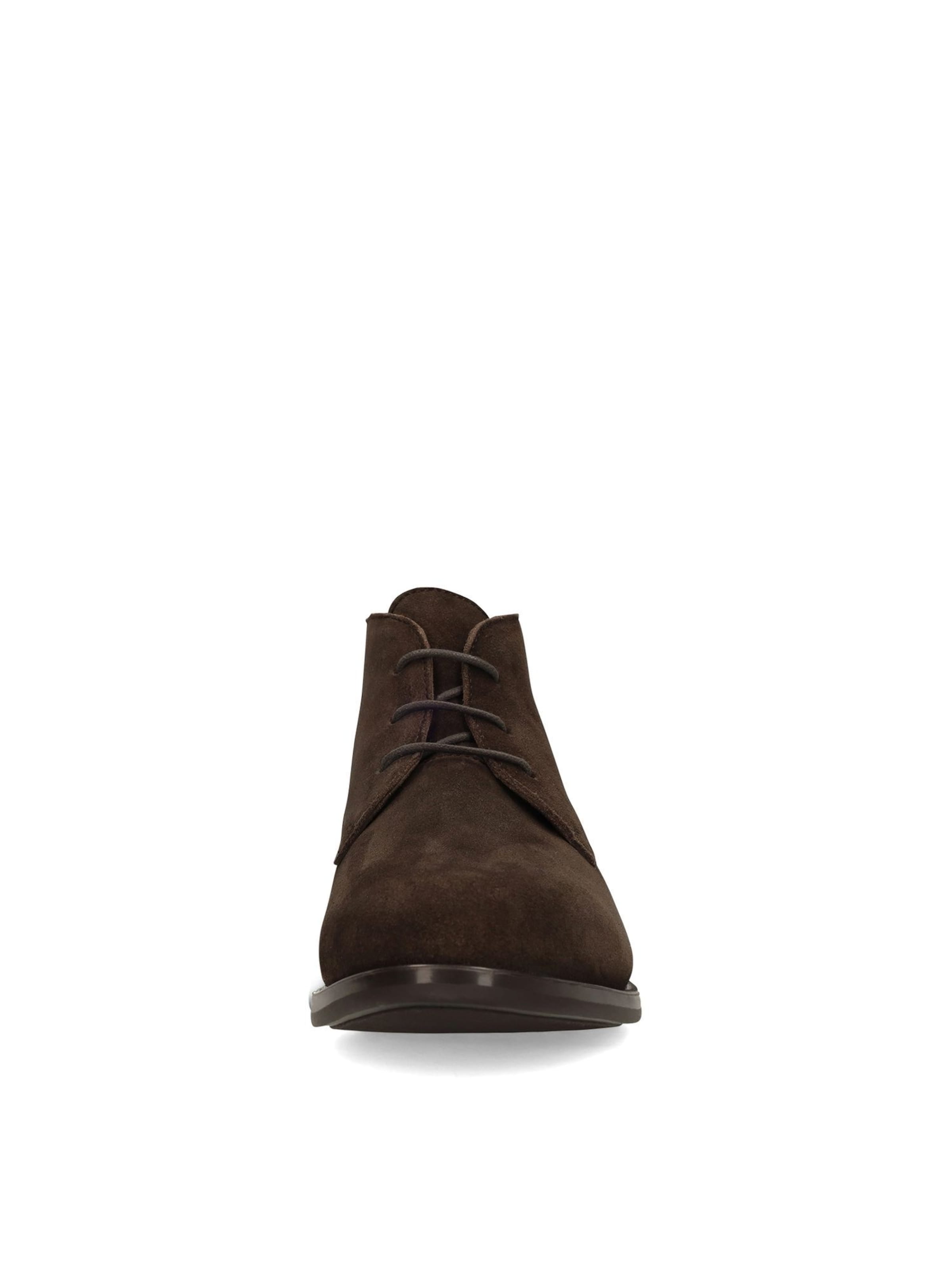 MANFIELD Lace-Up Boots in Brown