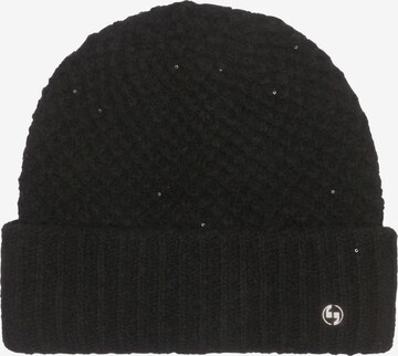 COMMA Mütze in Schwarz: Vorderseite