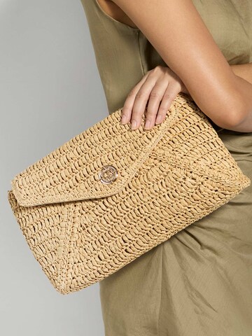 Dune LONDON Clutch 'Essentials' in Beige