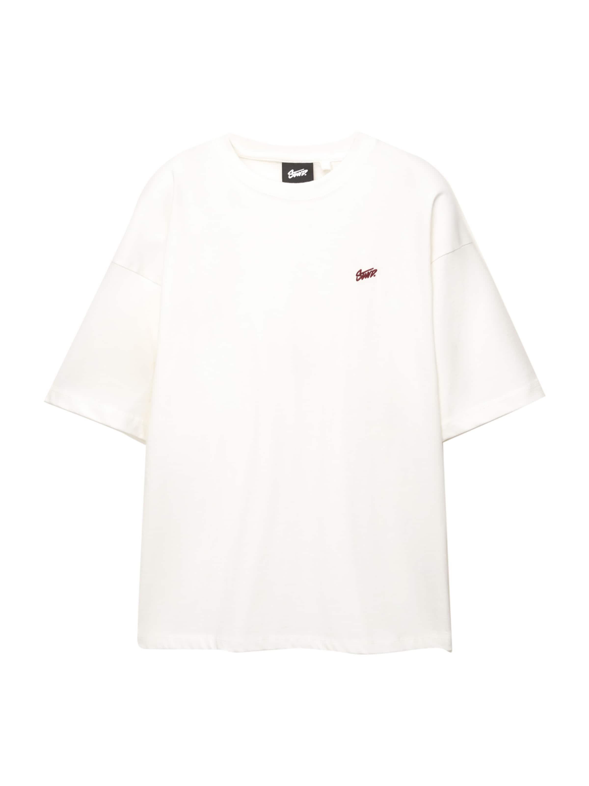 Pull&Bear Shirt in White: front