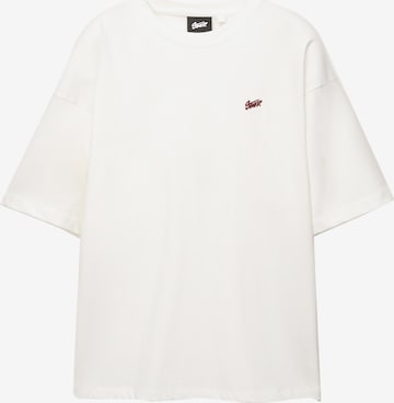 Pull&Bear Tričko - Biela: predná strana