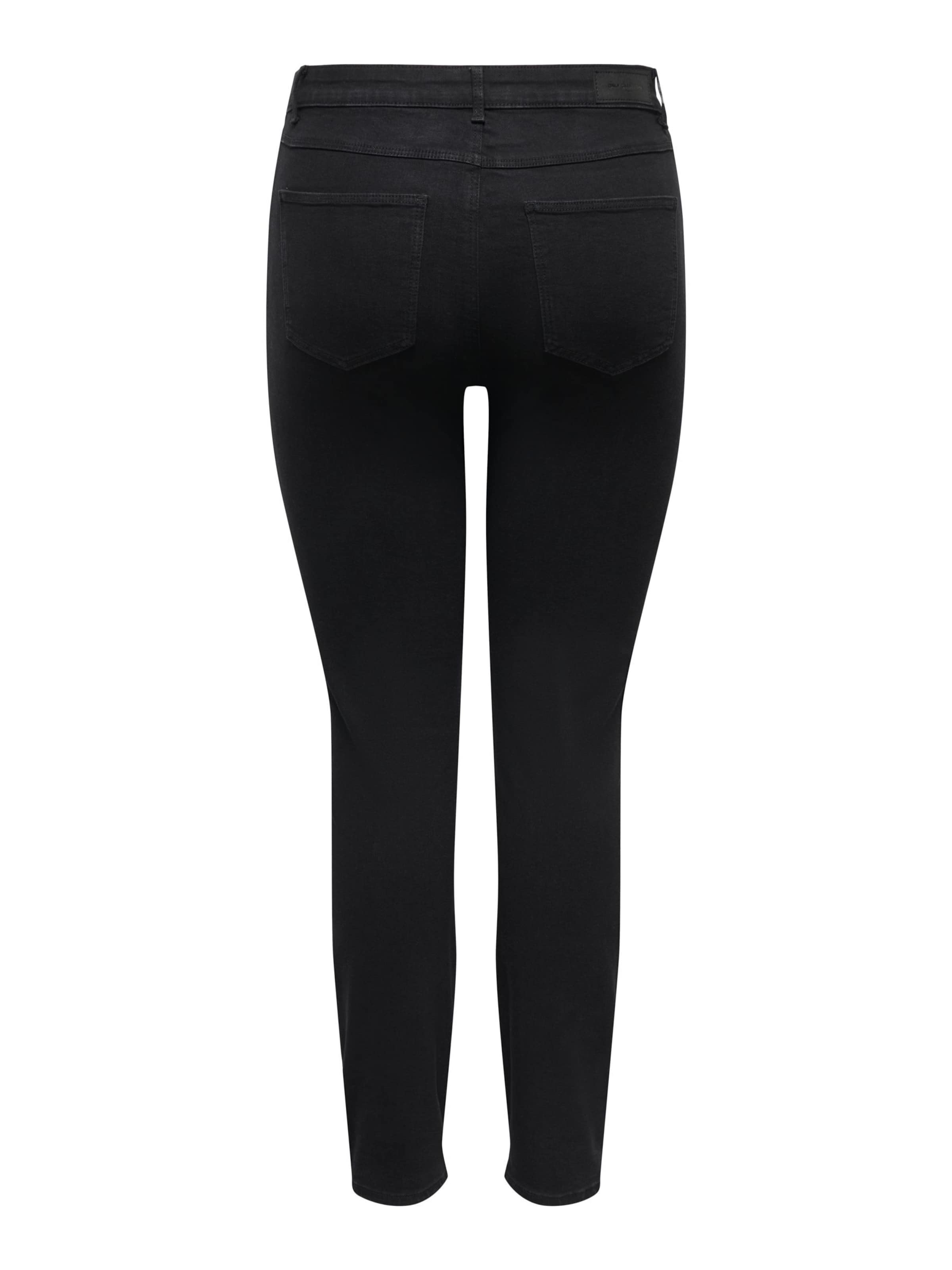 ONLY Carmakoma Skinny Jeans 'CARCruz' in Zwart
