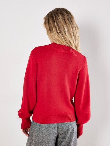 Pull-over ' ' Apricot en rouge
