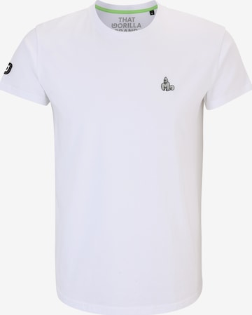 THAT GORILLA BRAND Shirt 'SILVERBACK MINI ORIGINAL' in Wit: voorkant