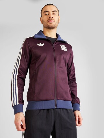ADIDAS PERFORMANCE Sportovní bunda – fialová: přední strana