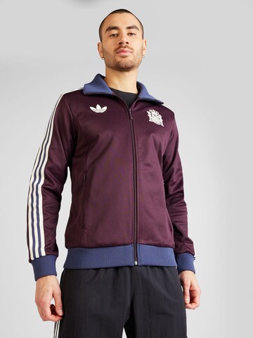 ADIDAS PERFORMANCE Trainingsjack in Lila: voorkant