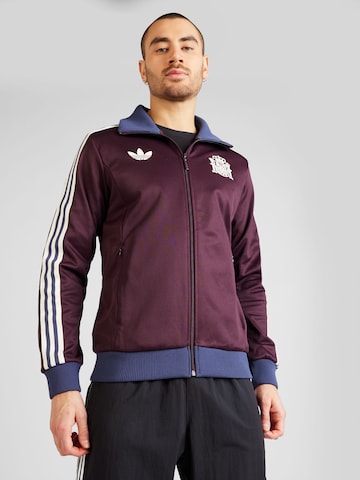 ADIDAS PERFORMANCE - Chaqueta de chándal en lila: frente