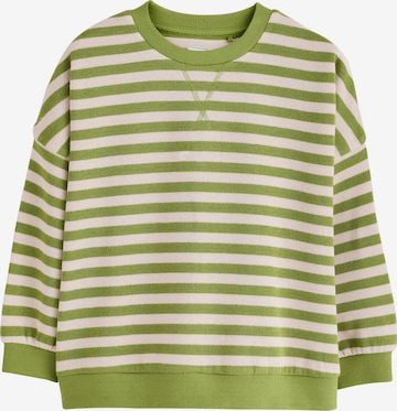 Next Sweatshirt i grön: framsida