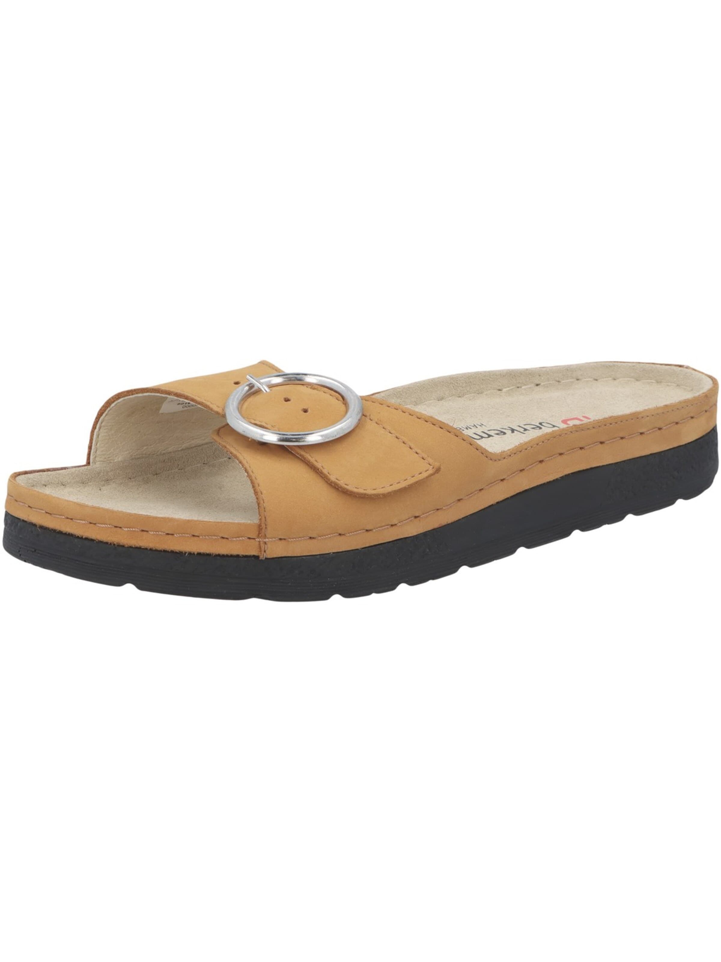 BERKEMANN Mules 'Tori' in Yellow: front