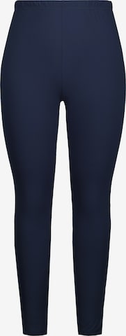 Ulla Popken Leggings in Blauw: voorkant