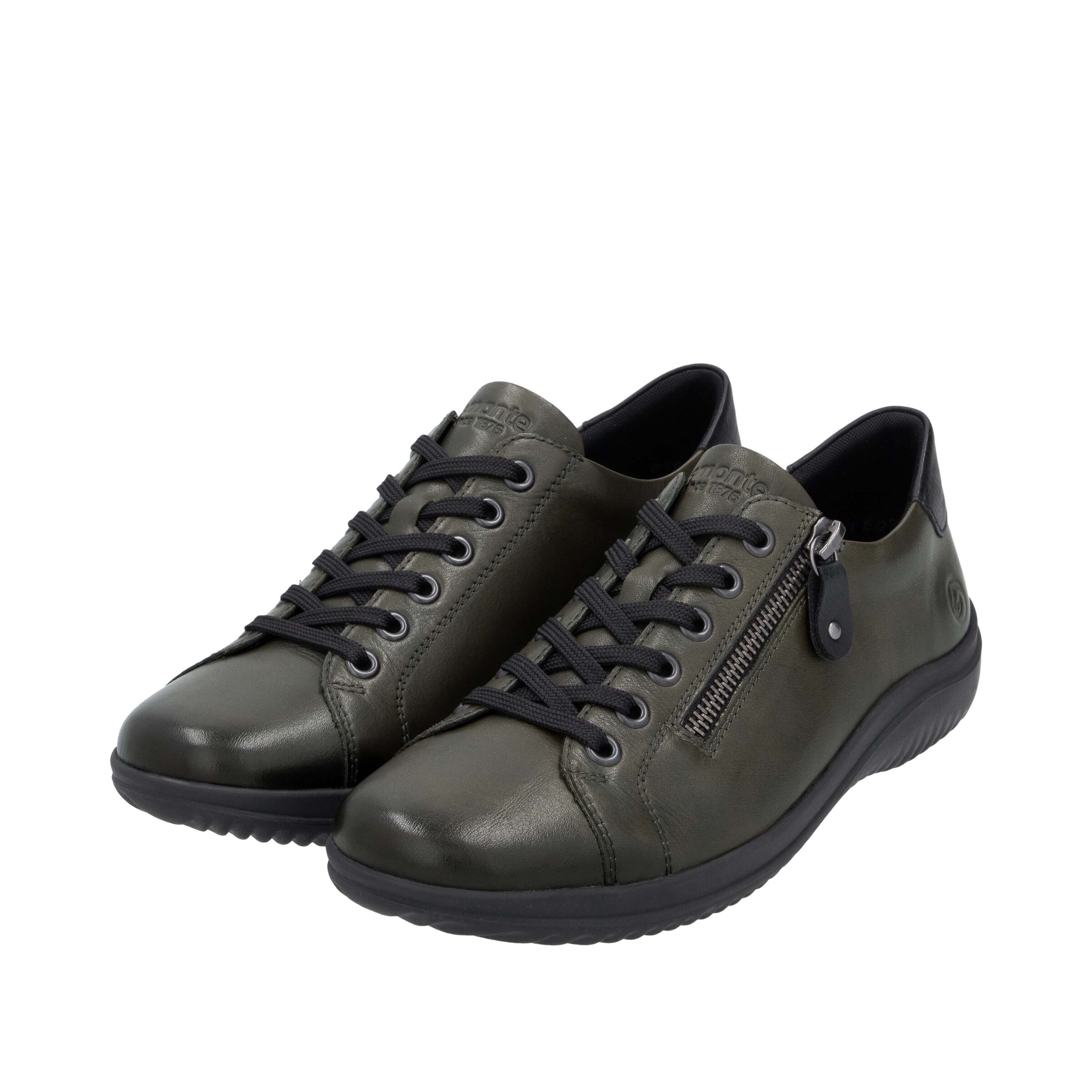 REMONTE Lace-Up Shoes in Green