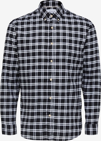SELECTED HOMME Button Up Shirt in Black: front