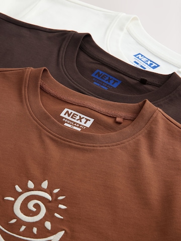 T-Shirt Next en marron