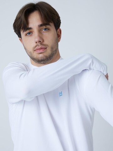 SPORTKIND Funktionsshirt 'Langarmshirt High-Neck'‌‌‌‌‌‌‌‌‌ in Weiß