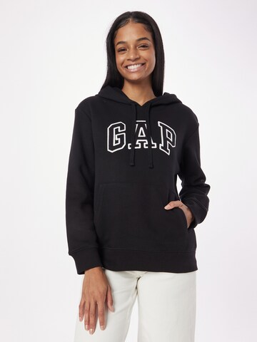 GAP - Sweatshirt 'HERITAGE' em preto: frente