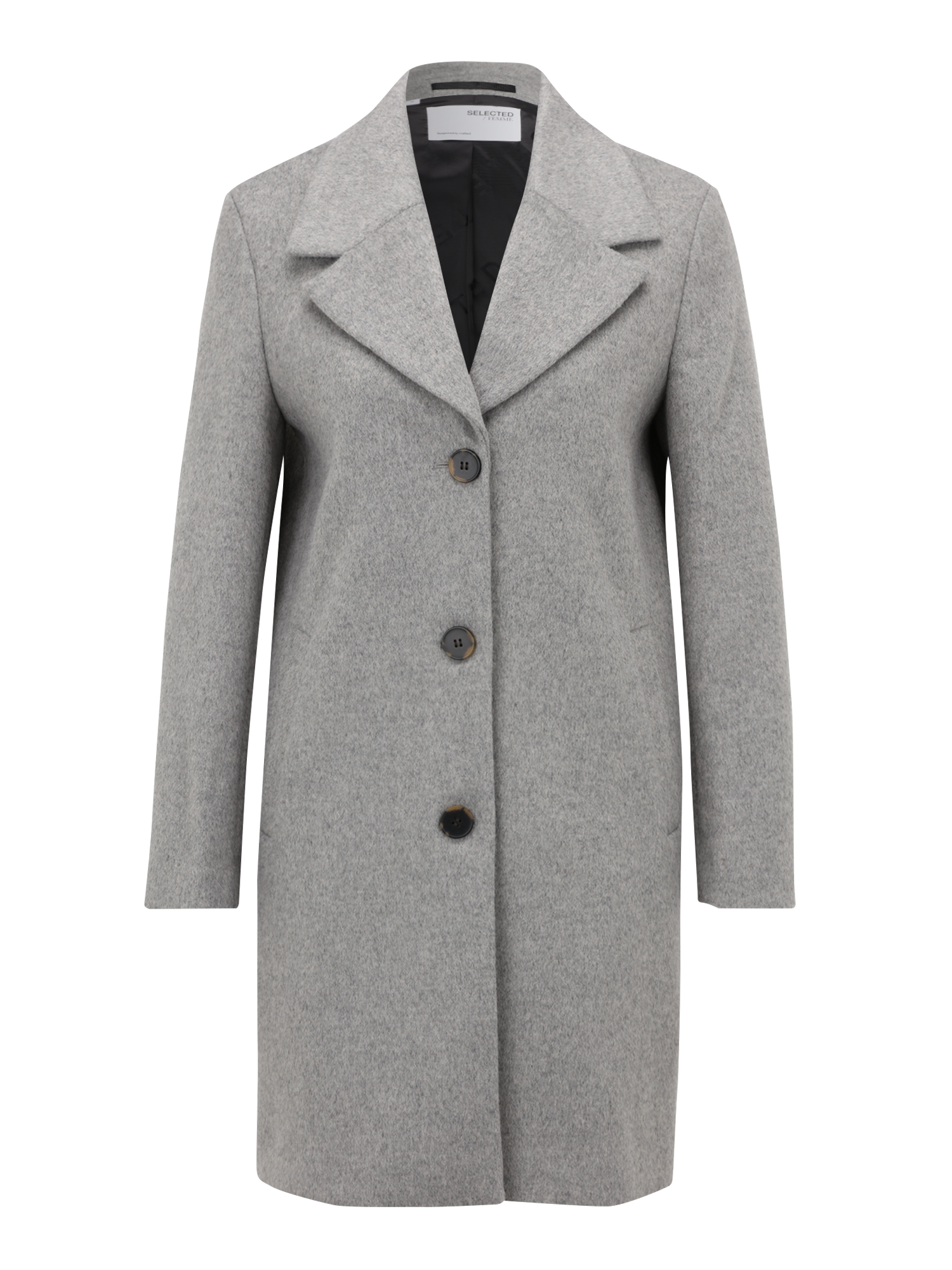 Specjalne okazje M5lXH Selected Femme Petite Płaszcz przejściowy New Sasja w kolorze Szarym 