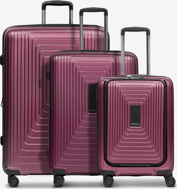 Redolz Suitcase Set 'Essentials 14 ' in Purple: front