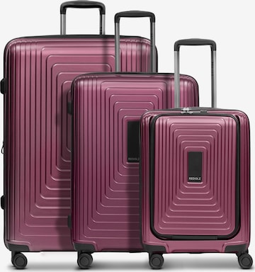 Redolz Suitcase Set 'Essentials 14 ' in Purple: front