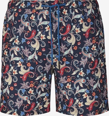 Charles Colby Board Shorts 'Baron Finbar' in Blue: front