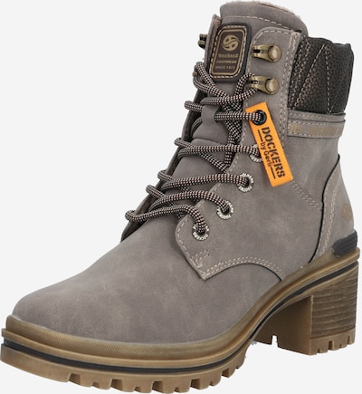 Dockers by Gerli Botines con cordones en marrón oscuro / taupe, Vista del producto