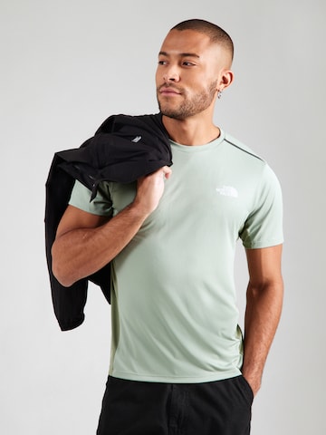 THE NORTH FACE Функциональная футболка 'MOUNTAIN ATHLETICS' в Зеленый: спереди