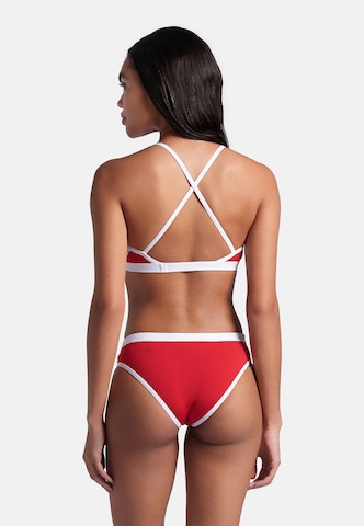 ARENABustier Sportski bikini 'ICONS' - crvena boja