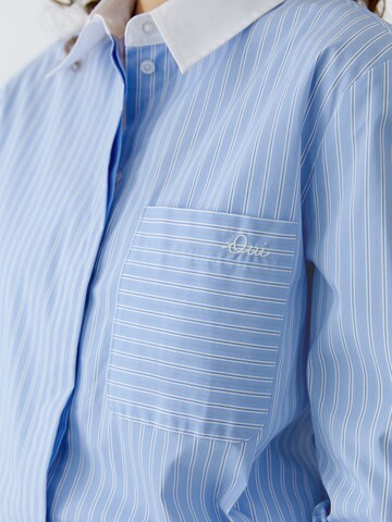 OUI Bluse in Blau