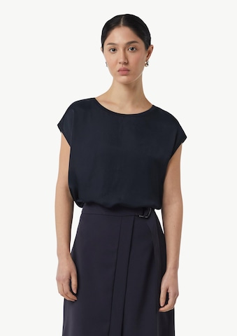 COMMA Shirt in Blauw: voorkant