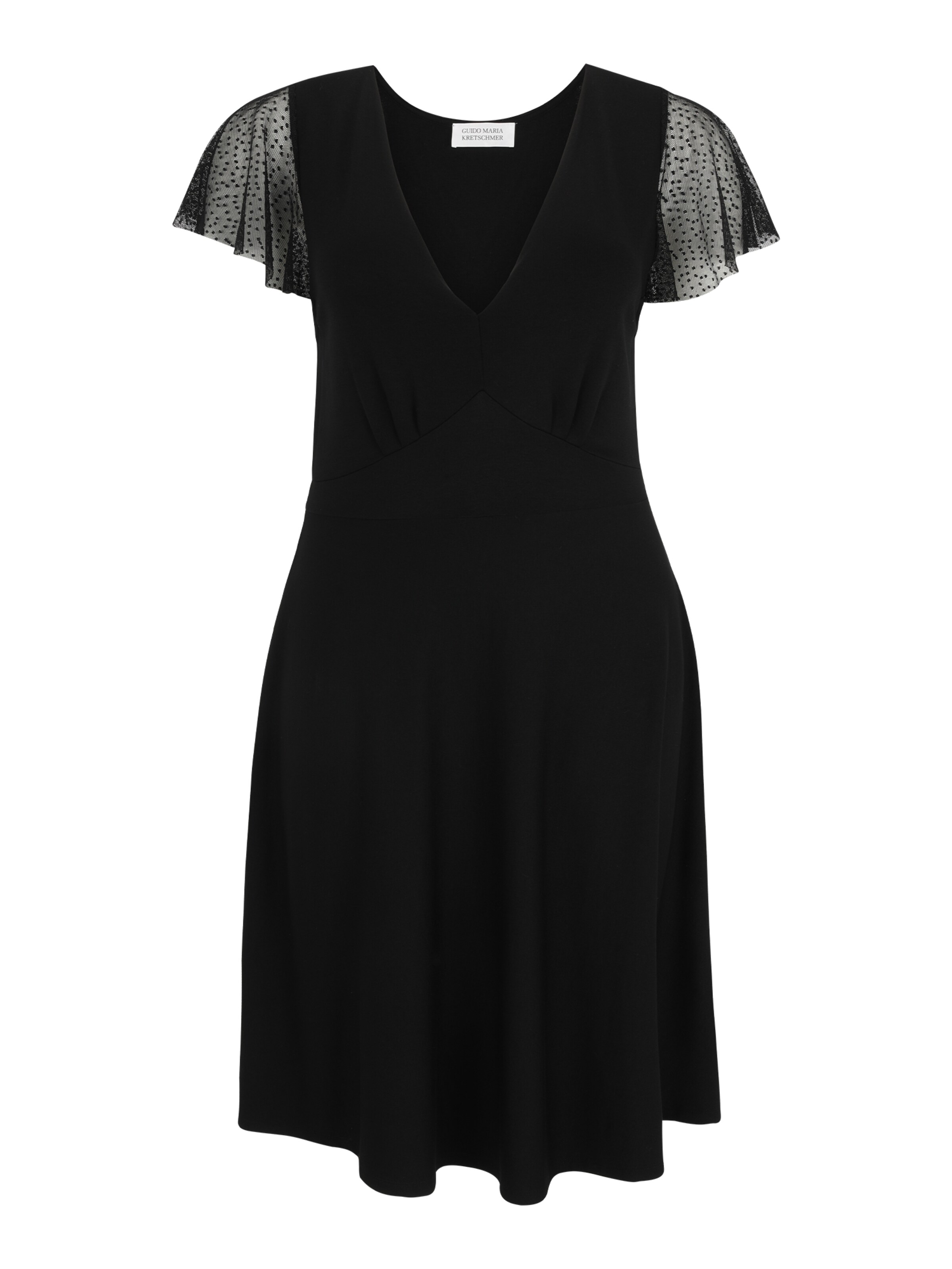 Robe 'Bianca ' Guido Maria Kretschmer Curvy en noir : devant