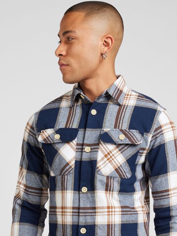 Coupe regular Chemise 'JJEDarren' JACK & JONES en bleu