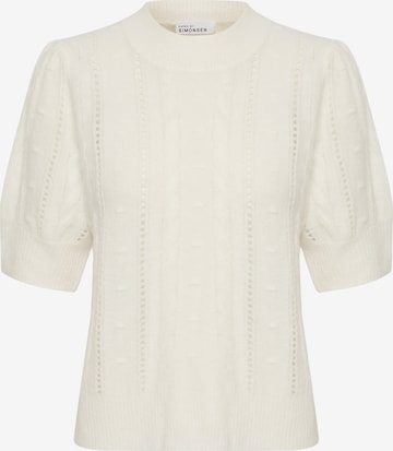 Pull-over KAREN BY SIMONSEN en beige : devant