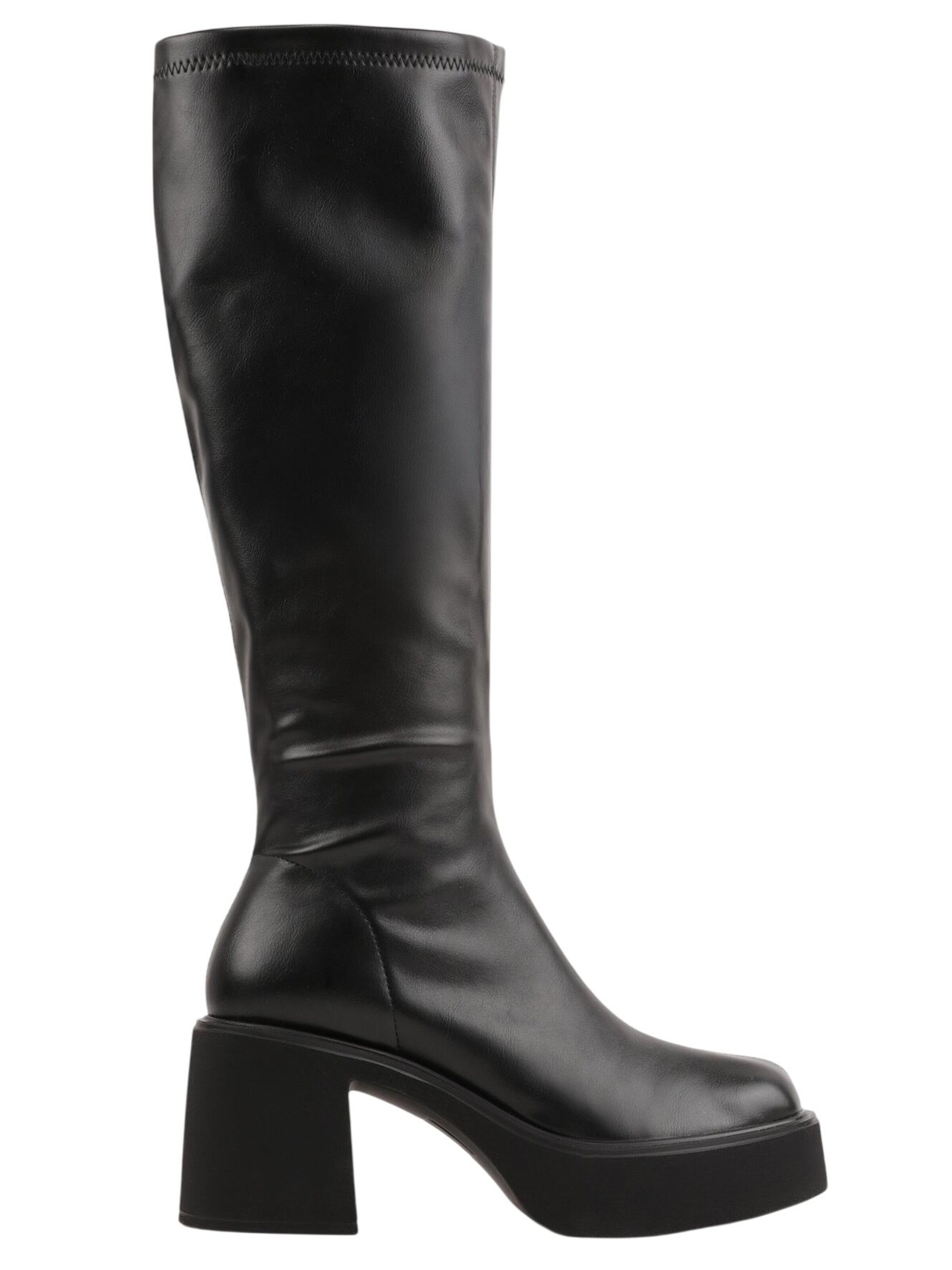 Bottes 'Bottes plateforme à talons bloc - noir' VERA Collection en noir : devant