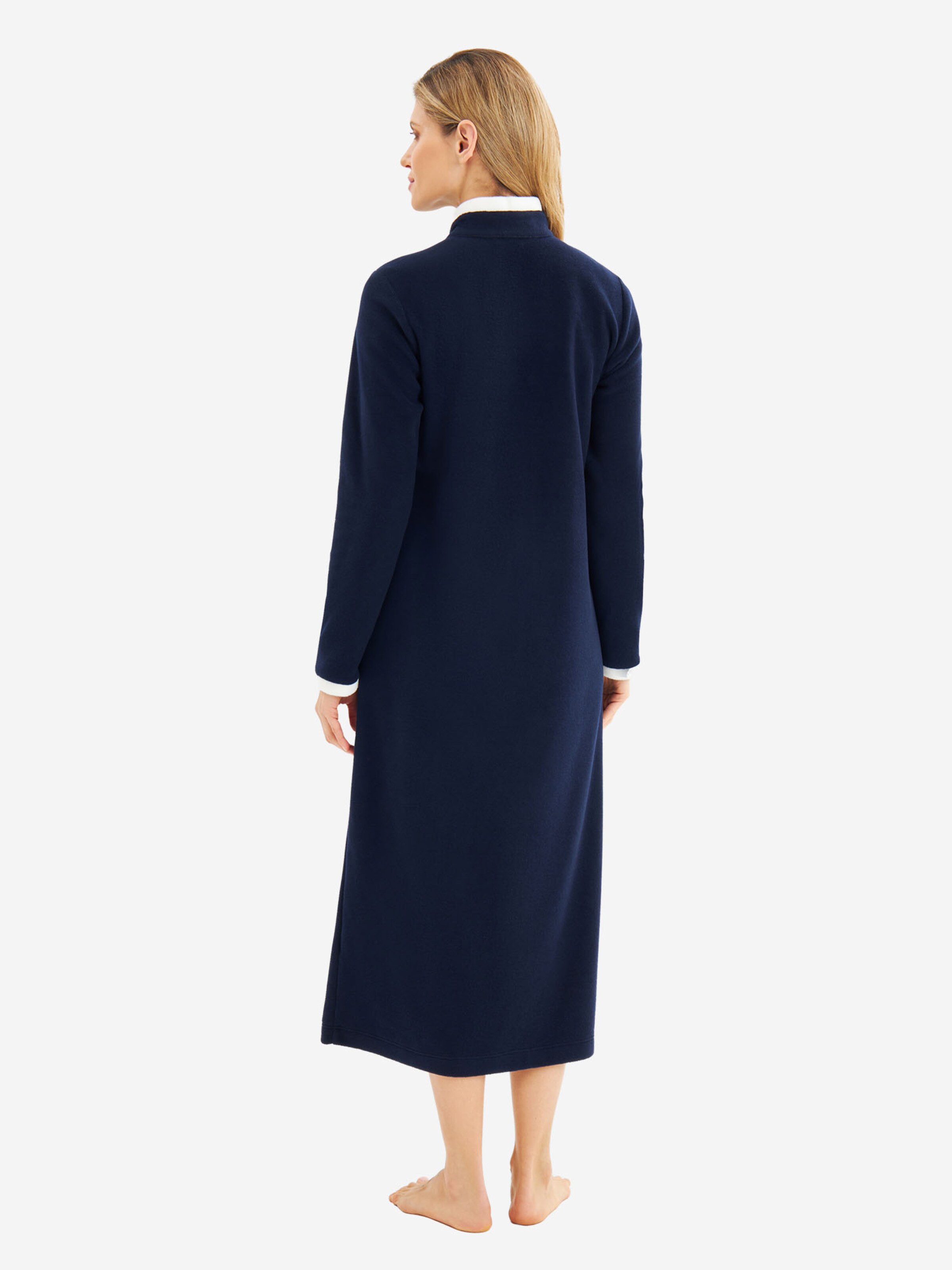 FÉRAUD PARIS Short Bathrobe ' Fleece ' in Blue