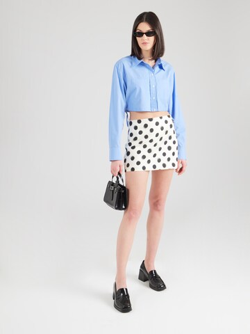 Monki Blouse in Blauw