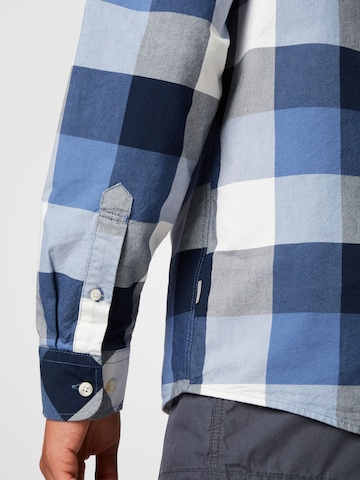 !Solid Regular fit Button Up Shirt 'Alexx' in Blue